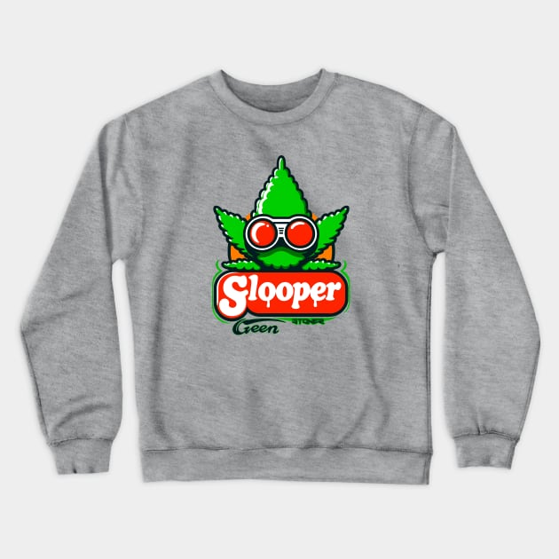 Glooper Weed. "Stoner" Crewneck Sweatshirt by Invad3rDiz